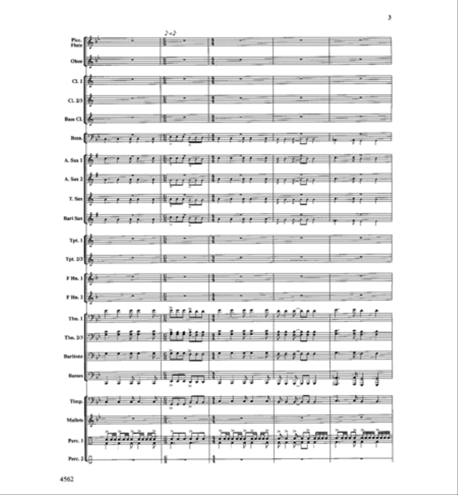 Antecedium Antecedium Concert Band scores gallery preview page 4