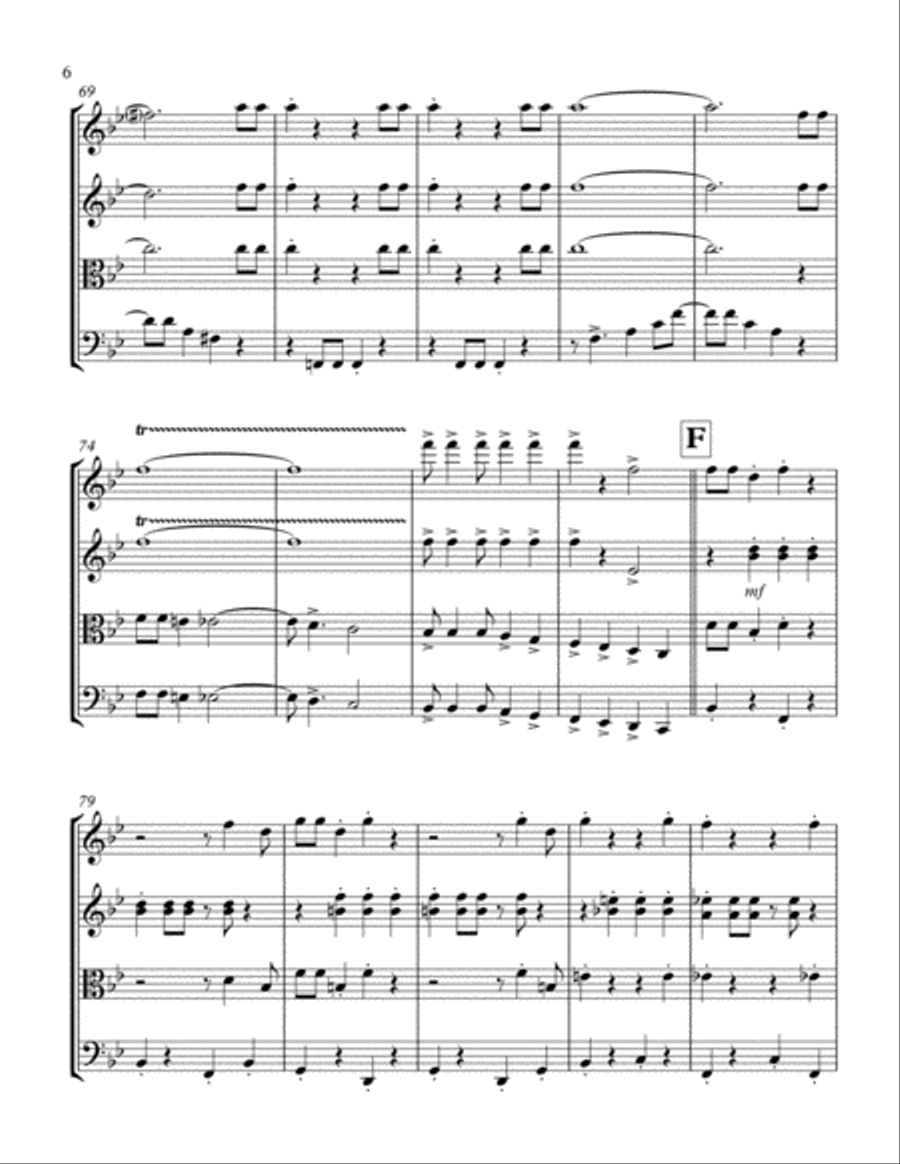 That's A Plenty: String Quartet String Quartet scores gallery preview page 6