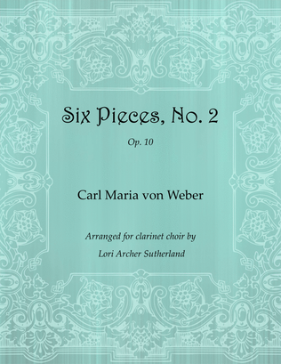 Book cover for Six Pieces, No. 2