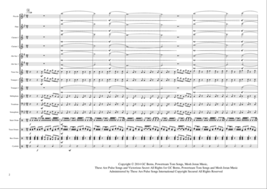 Electric Love Electric Love Marching Band scores gallery preview page 2