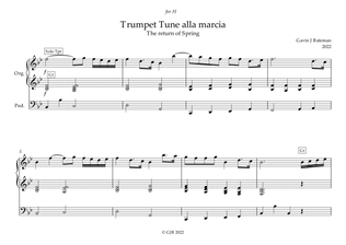 Book cover for Trumpet Tune alla marcia for organ