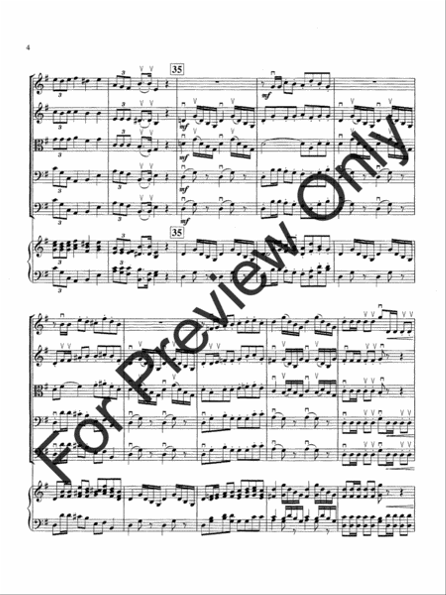 Coronation March (Score) String Orchestra scores gallery preview page 7
