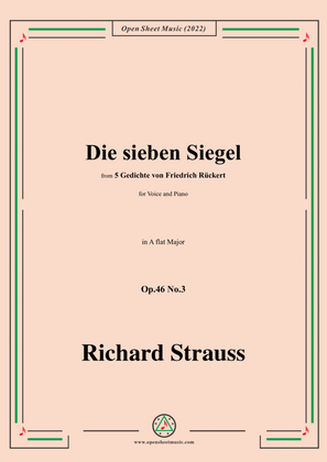 Richard Strauss-Die sieben Siegel,in A flat Major