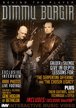 Book cover for Behind the Player -- Dimmu Borgir Guitarists Galder & Silenoz