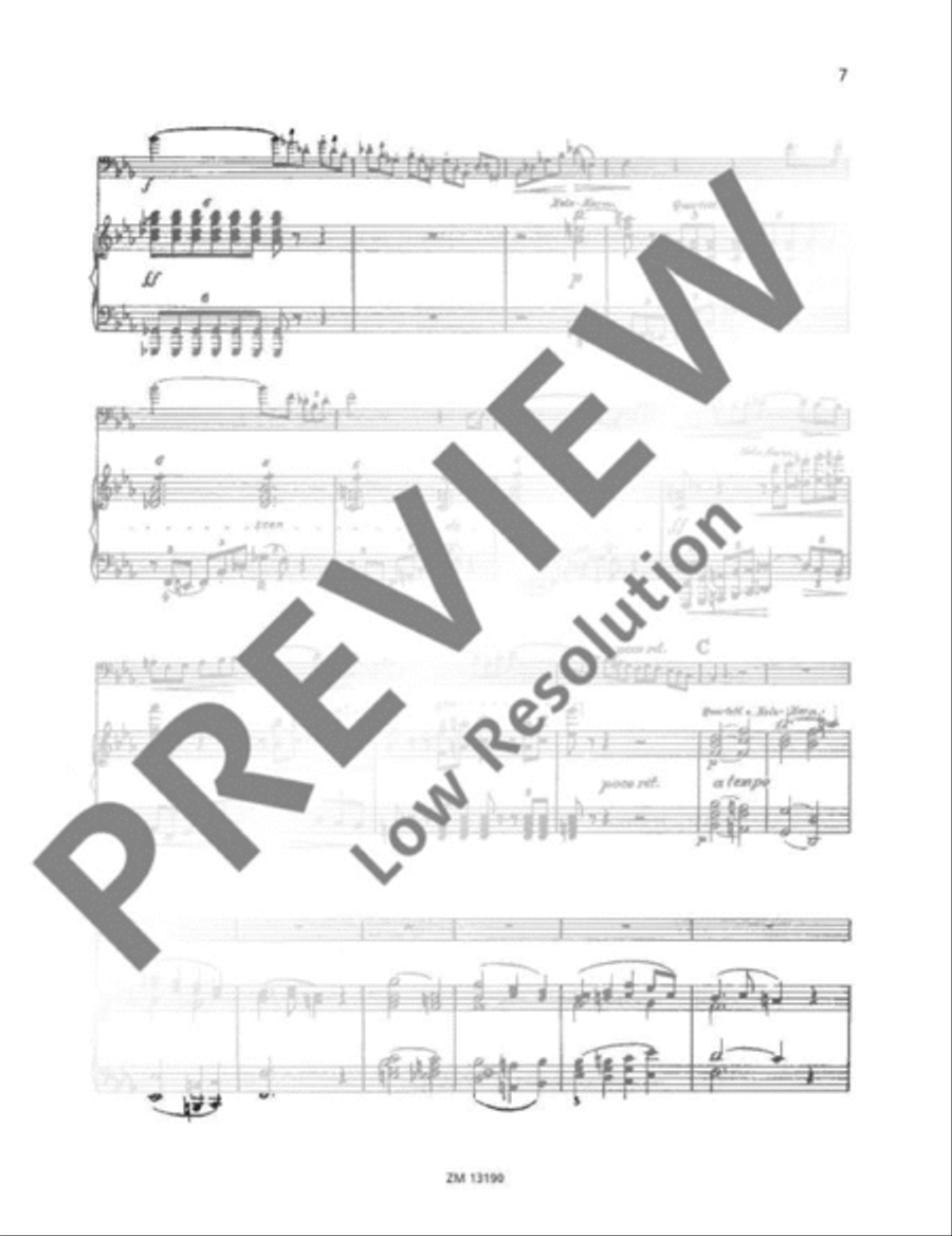 Concertino E flat major Trombone scores gallery preview page 8