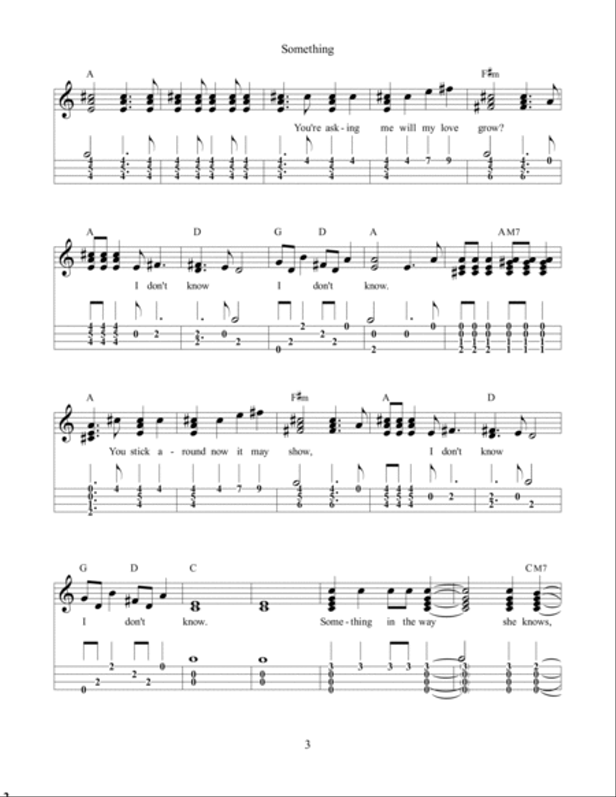 Something Ukulele scores gallery preview page 3