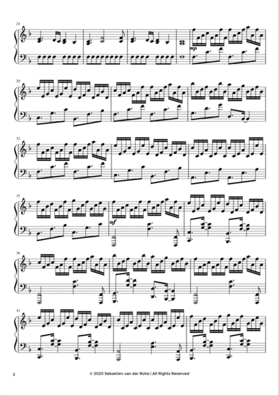 Spirit (Human - Part III) Piano Solo scores gallery preview page 2