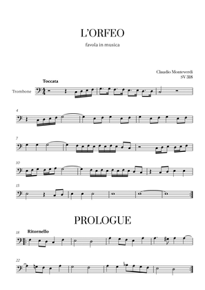 Monteverdi - l'Orfeo favola in musica SV 318 for Trombone Solo