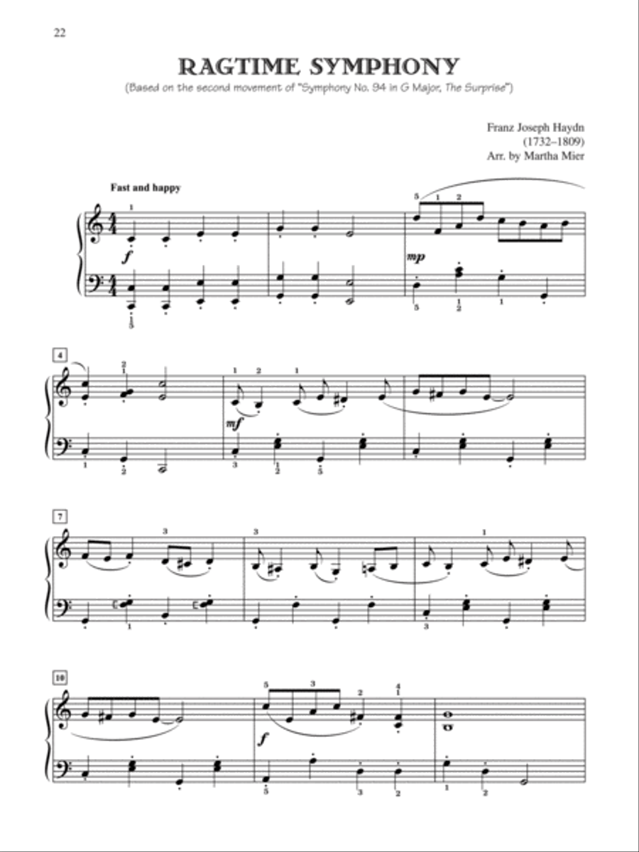Classical Jazz Rags & Blues, Book 3 Piano Solo scores gallery preview page 5