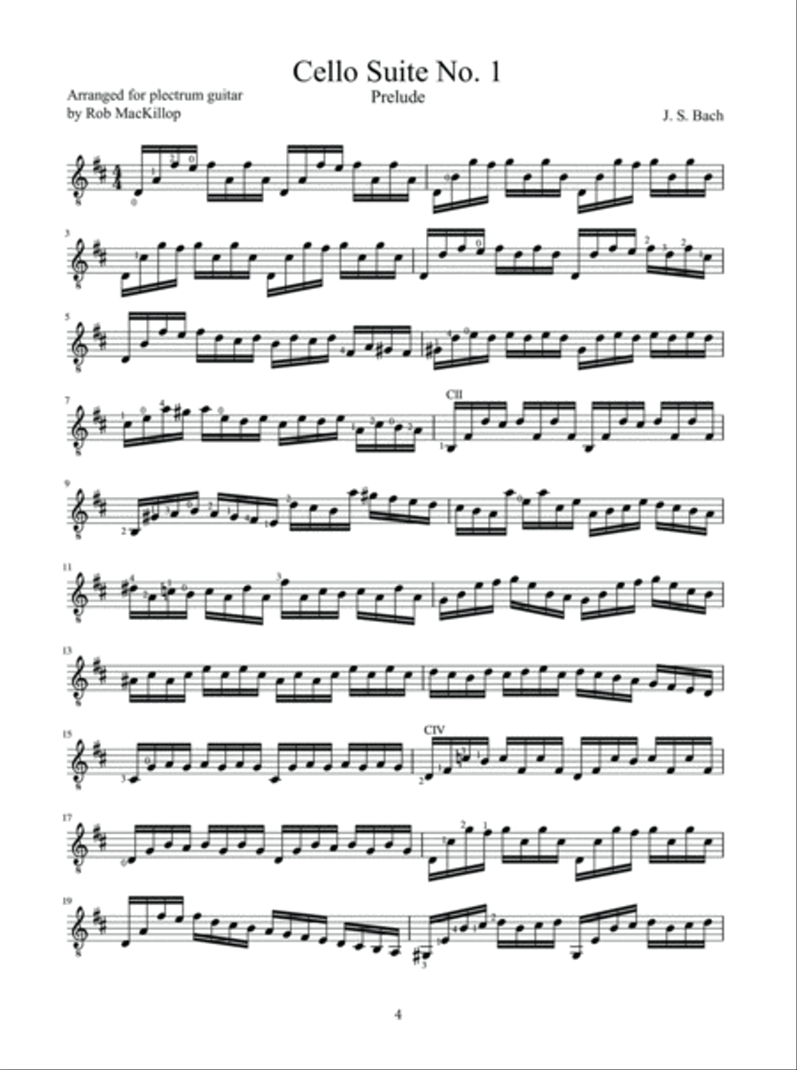 Complete Bach Cello Suites Cello scores gallery preview page 5