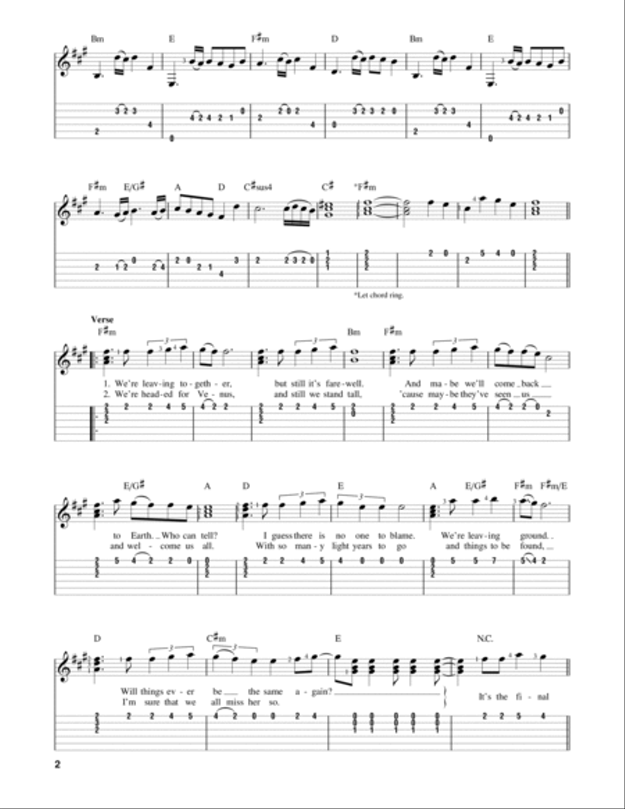 Final Countdown Final Countdown Acoustic Guitar scores gallery preview page 2