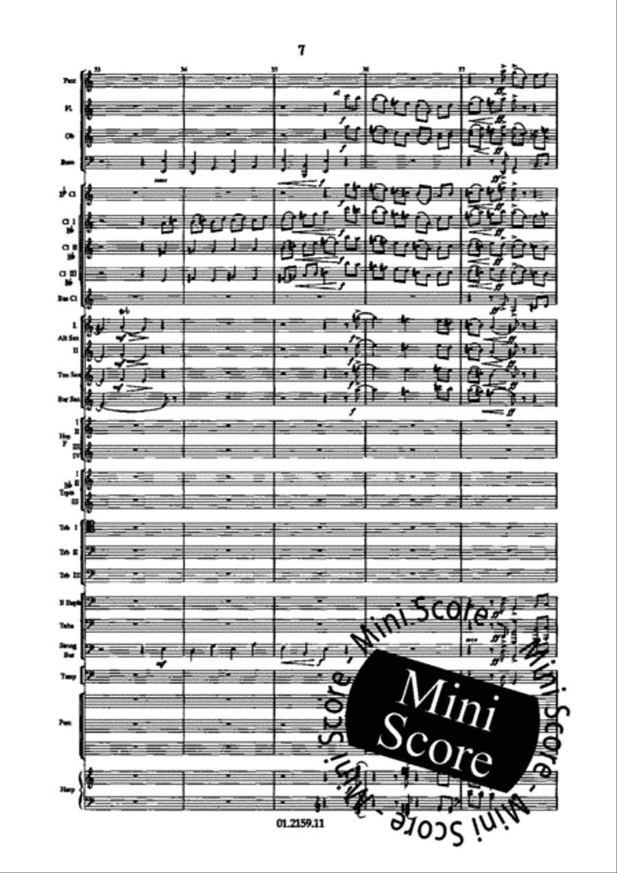 Dance Suite Concert Band scores gallery preview page 15