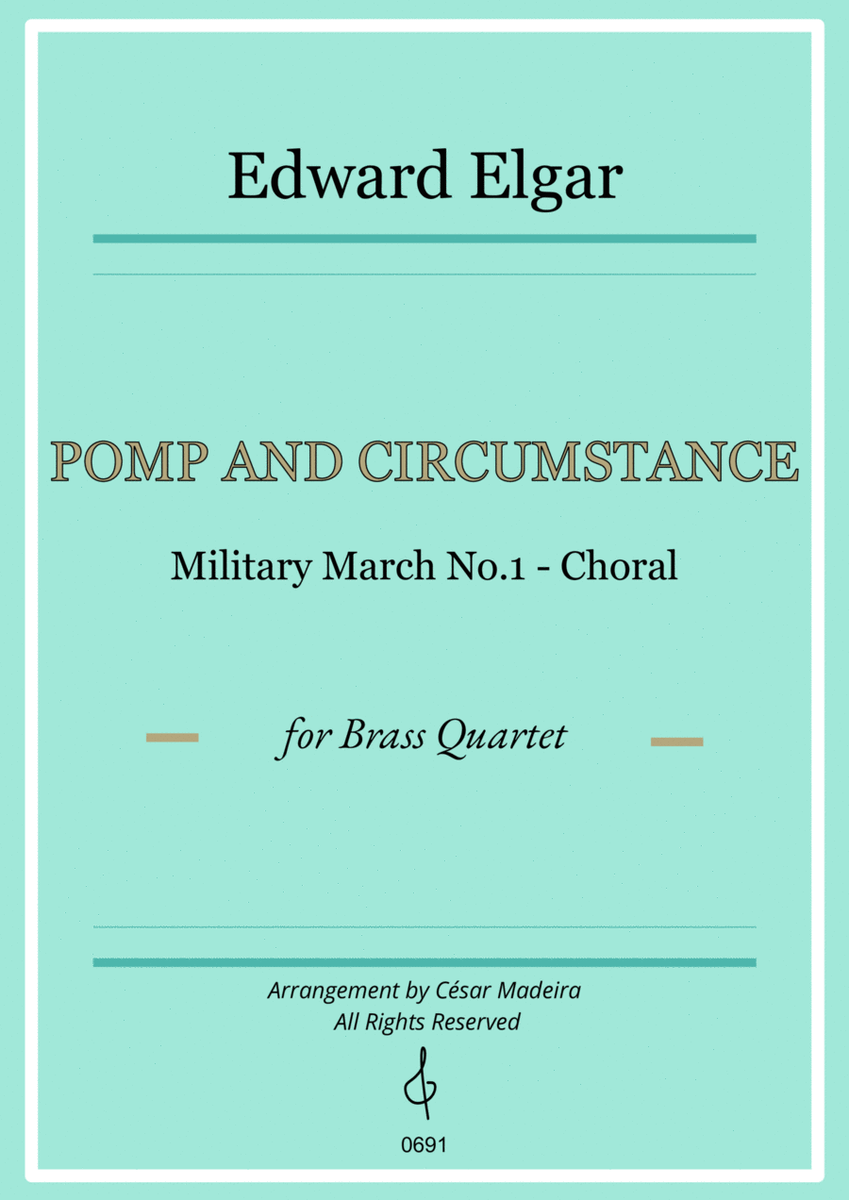 Pomp and Circumstance for Brass Quartet (Full Score) image number null