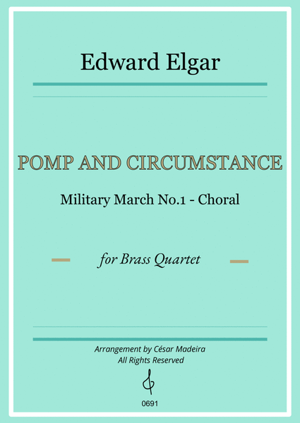 Pomp and Circumstance for Brass Quartet (Full Score) image number null