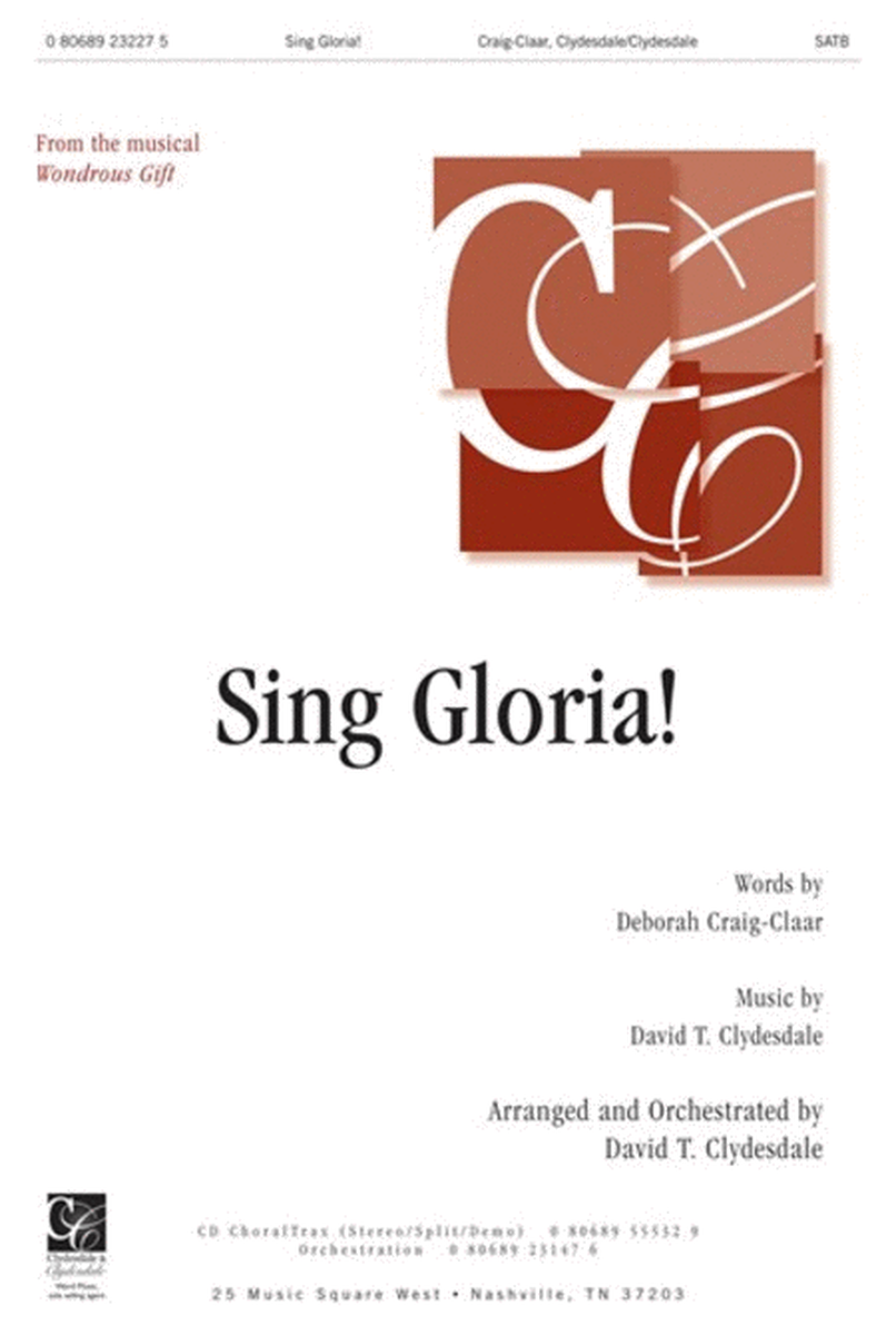Sing Gloria! - Orchestration