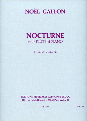 Book cover for Nocturne (flute & Piano)