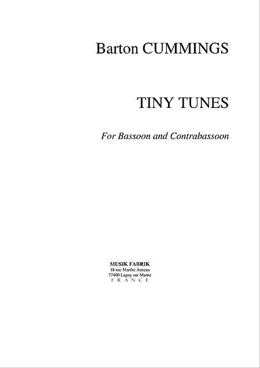 Tiny Tunes Bassoon scores gallery preview page 1