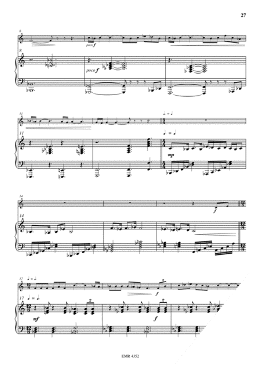 5 Love-Songs Horn scores gallery preview page 13