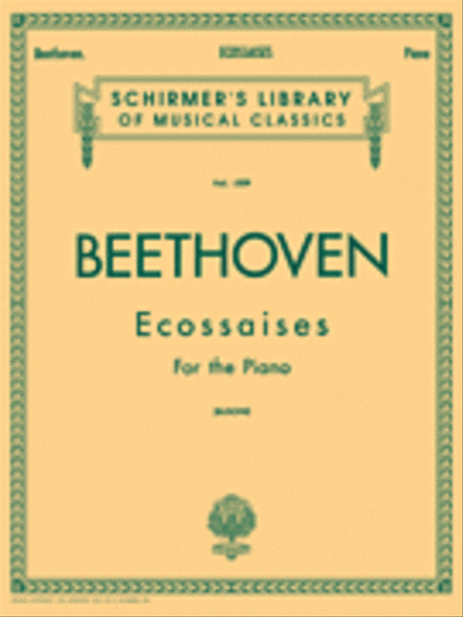 Ecossaises Ecossaises Piano Solo scores gallery preview page 1