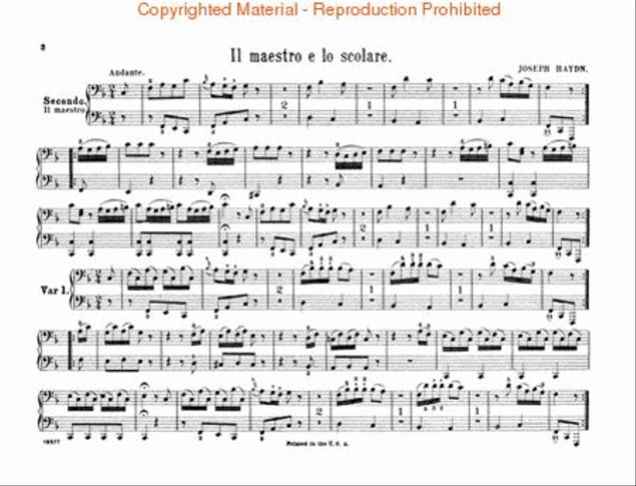 Classical Album: 12 original pieces 1 Piano, 4-Hands scores gallery preview page 2