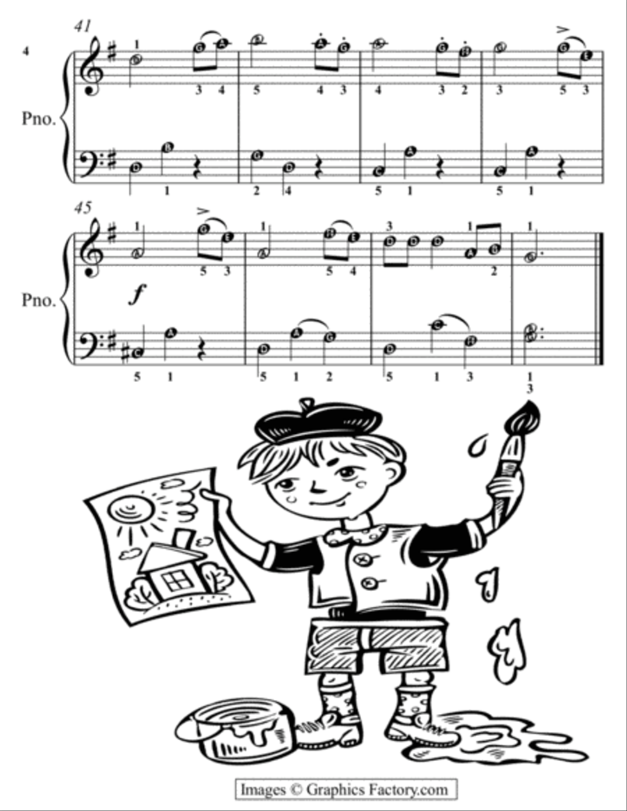 Petite Viennese Waltzes for Easiest Piano Booklet C Easy Piano scores gallery preview page 6