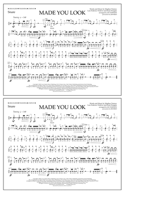Book cover for Made You Look (arr. Jay Dawson) - Snare