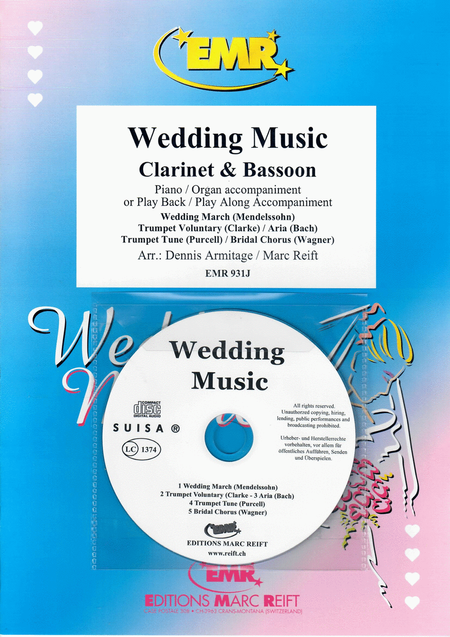 Wedding Music - Clarinet/Bassoon Duet (with CD)