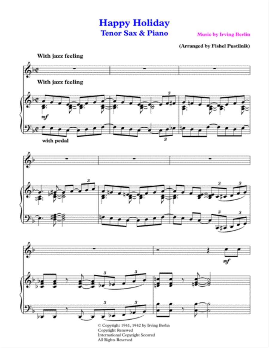 Happy Holiday Woodwind Duet scores gallery preview page 2
