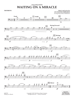 Waiting On A Miracle (from Encanto) (arr. Paul Murtha) - Trombone