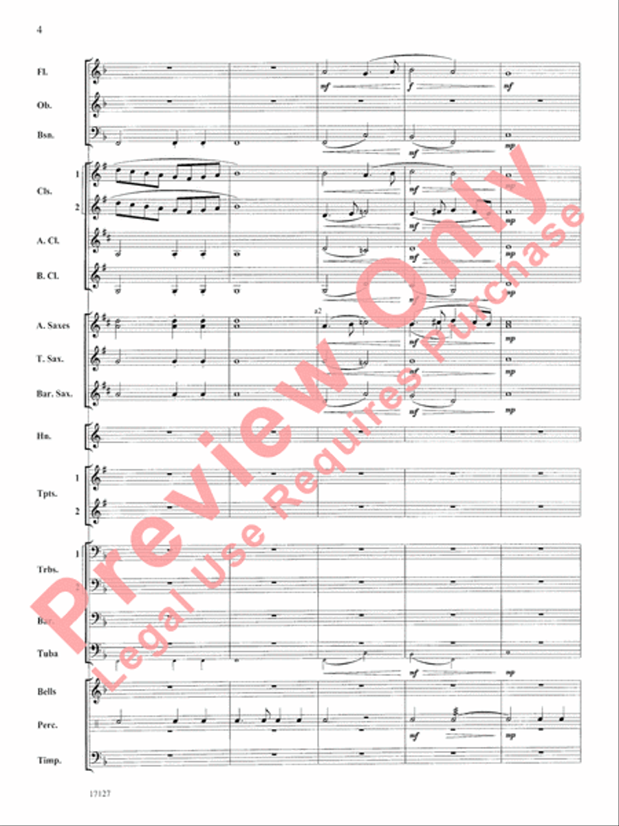 The Earl of Oxford's March Concert Band scores gallery preview page 5