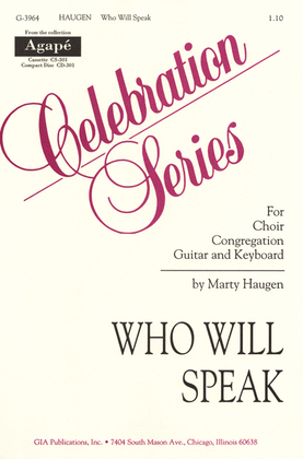 Book cover for Who Will Speak?