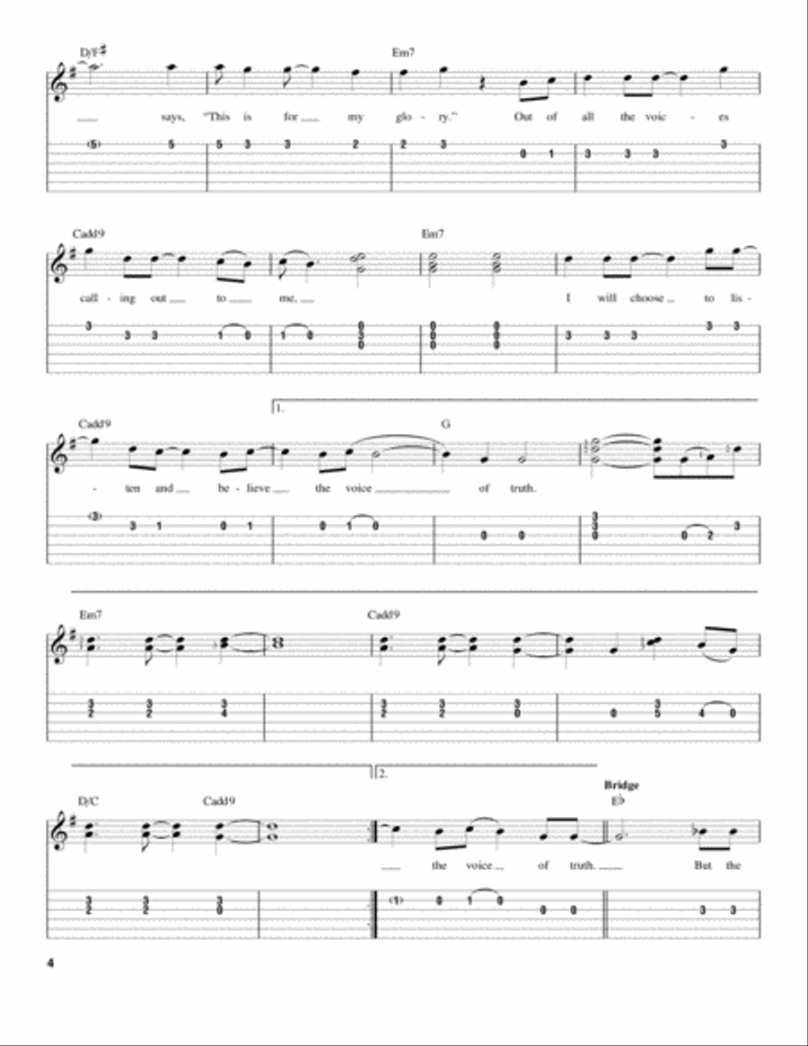 Voice Of Truth Voice Of Truth Acoustic Guitar scores gallery preview page 4