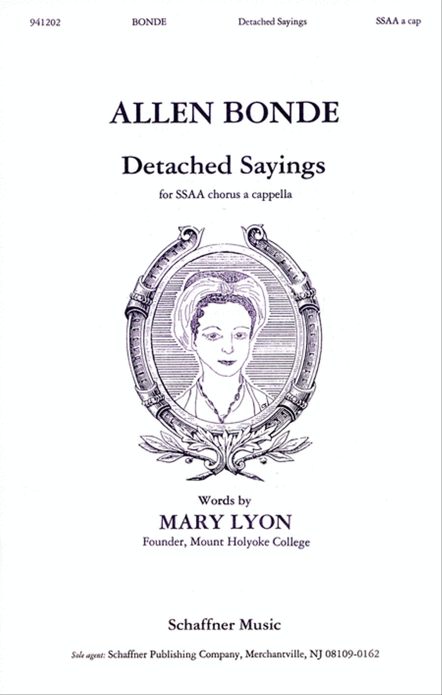 Detached Sayings Detached Sayings SSAA scores gallery preview page 1