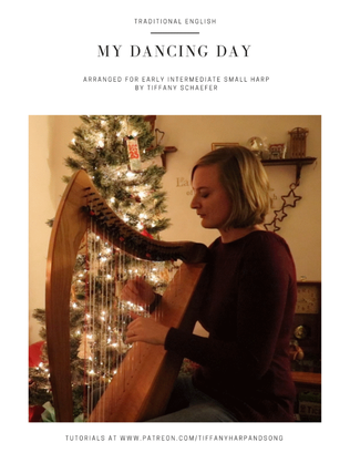 Book cover for Tomorrow Shall Be My Dancing Day - early intermediate small harp