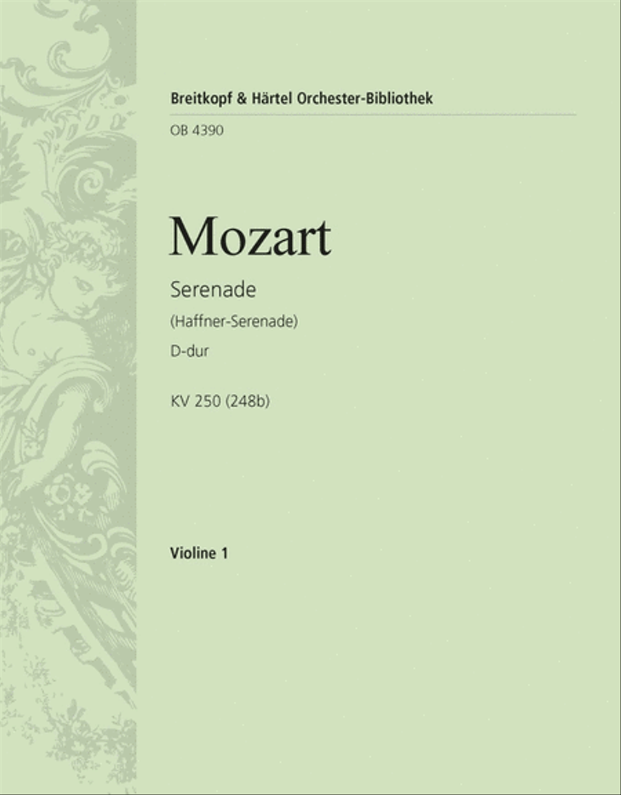 Serenade in D major K. 250 (248b) Orchestra scores gallery preview page 1
