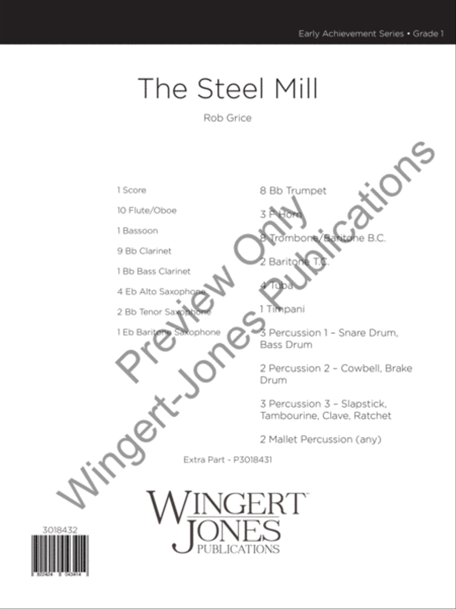 The Steel Mill The Steel Mill Concert Band scores gallery preview page 2