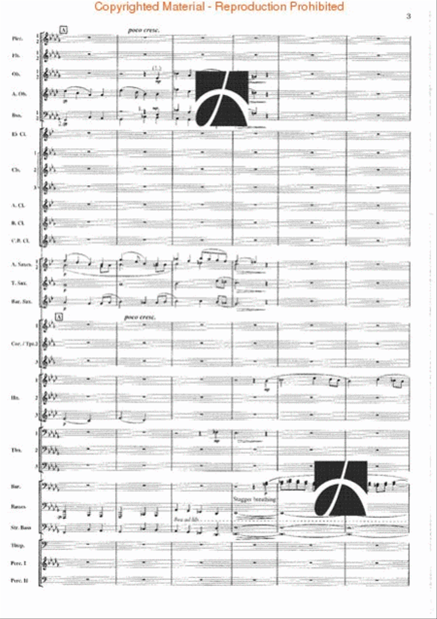 Canterbury Chorale Concert Band scores gallery preview page 3