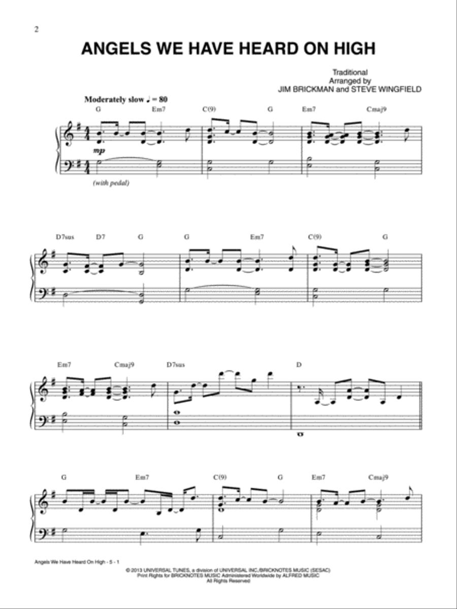 Jim Brickman -- The Magic of Christmas Piano, Vocal, Guitar scores gallery preview page 3