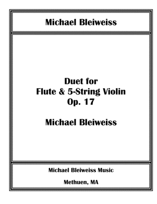 Duet Op. 17 for Flute and 5-String Violin