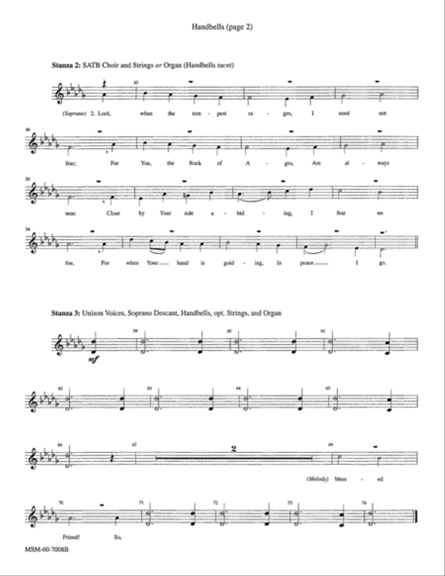 Lord, Take My Hand and Lead Me Choir scores gallery preview page 2