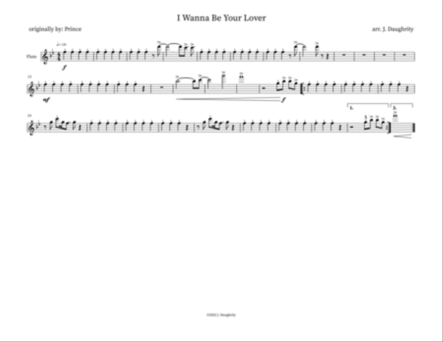 I Wanna Be Your Lover I Wanna Be Your Lover Marching Band scores gallery preview page 6