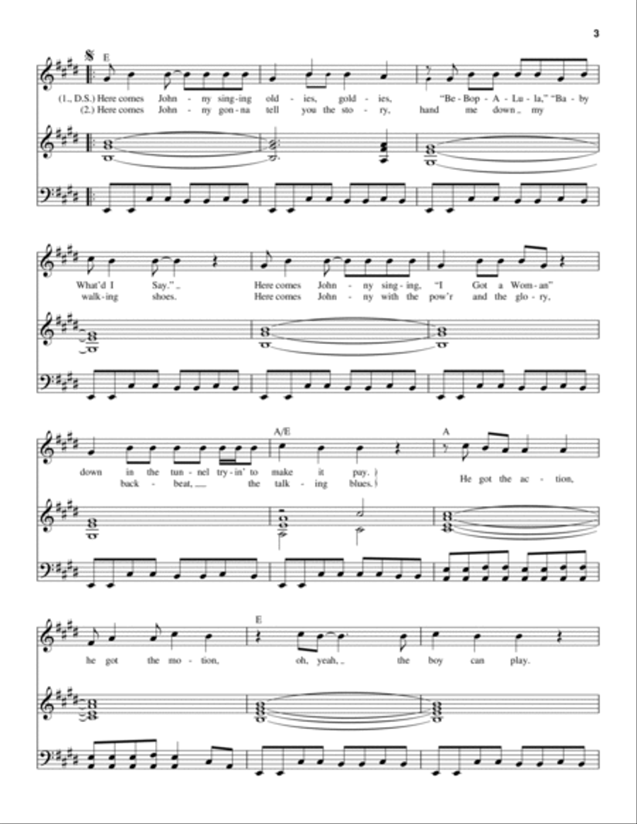 Walk Of Life Walk Of Life Piano scores gallery preview page 3