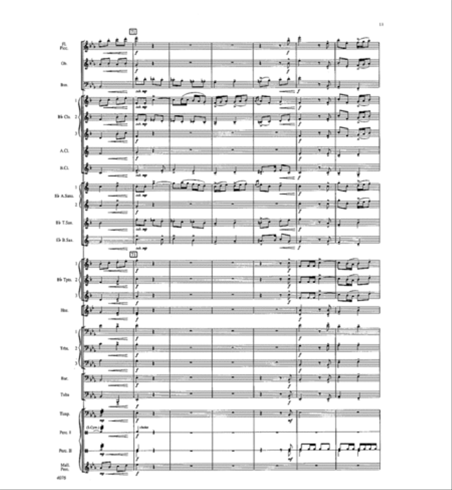 West Highlands Sojourn West Highlands Sojourn Concert Band scores gallery preview page 12