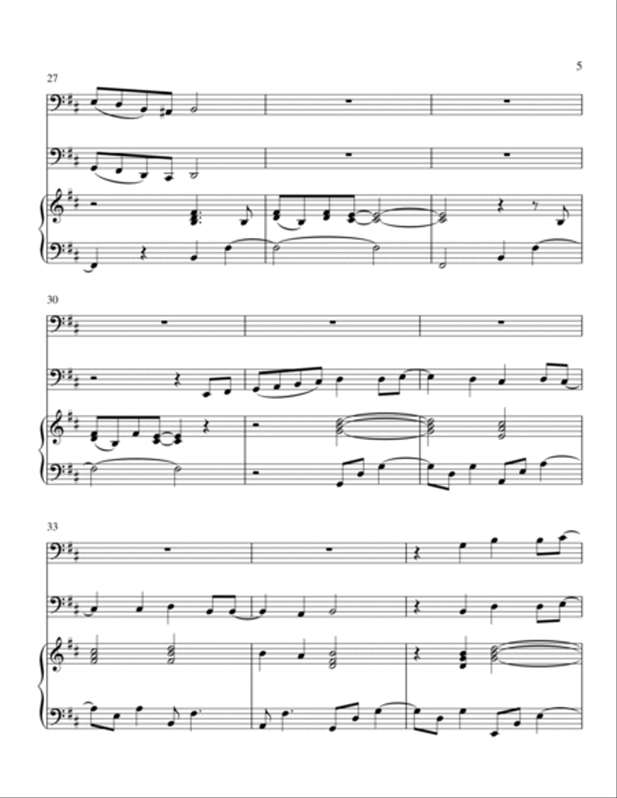 Mary, Did You Know? Small Ensemble scores gallery preview page 5