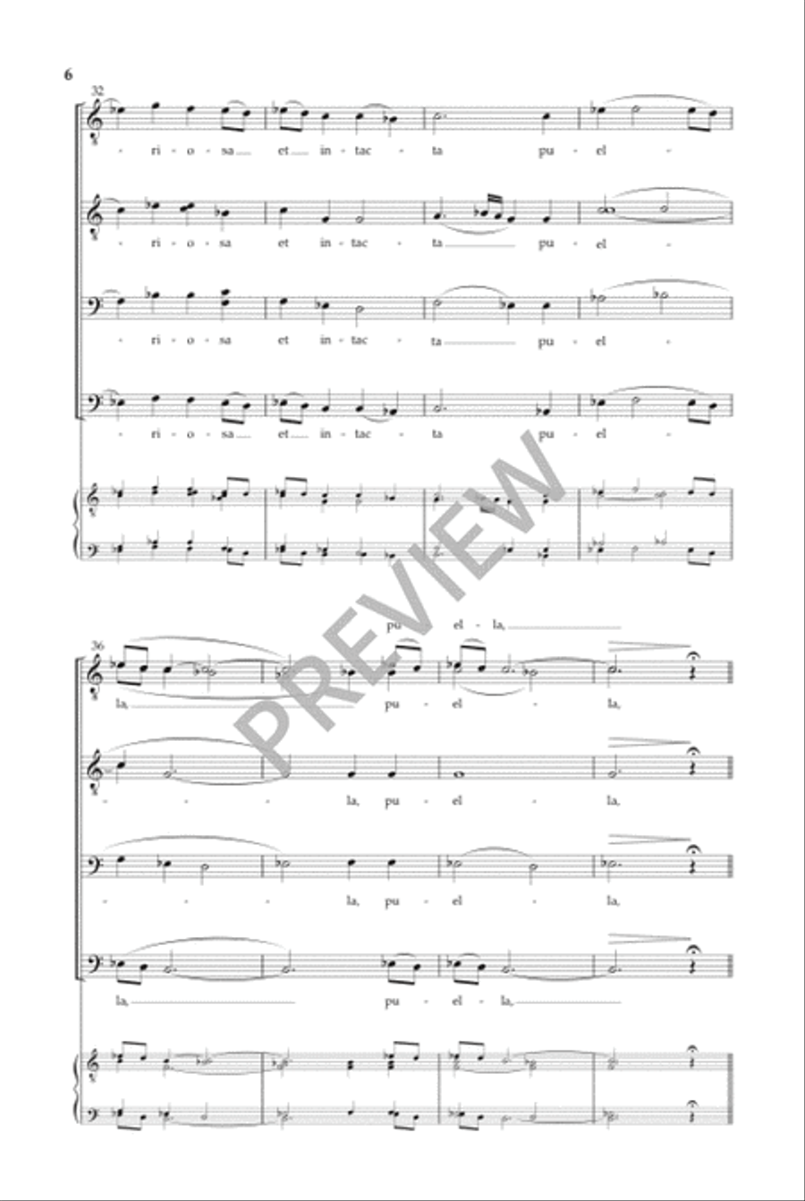 Ave Generosa (TTBB) TTBB scores gallery preview page 7
