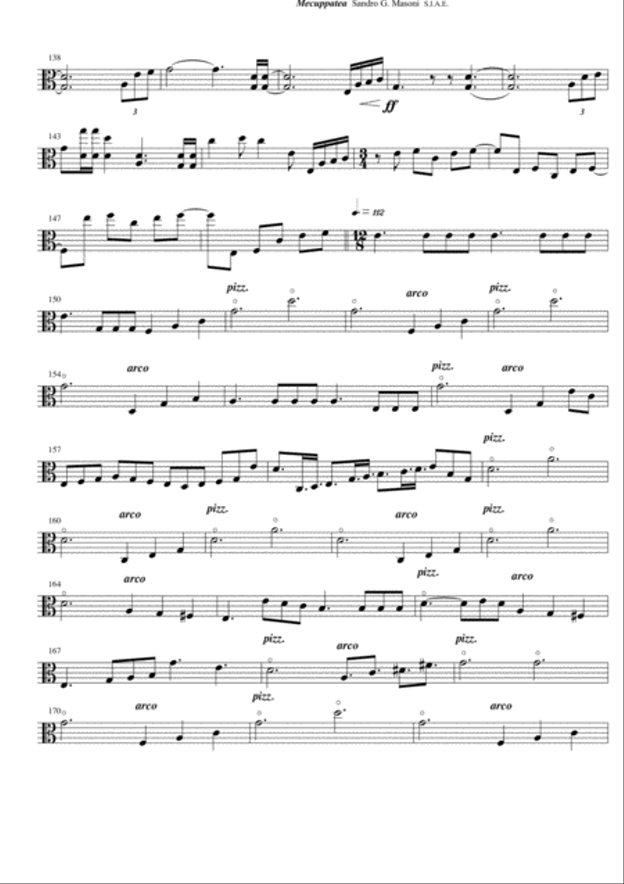 Mecuppatea (Viola part) Mecuppatea (Viola part) String Quartet scores gallery preview page 4