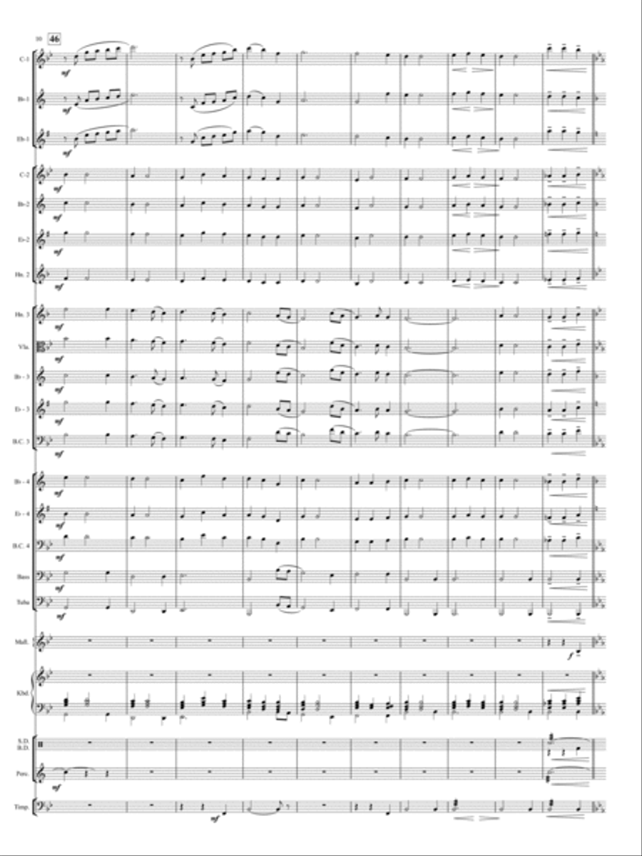 Brandon Bay Concert Band scores gallery preview page 9