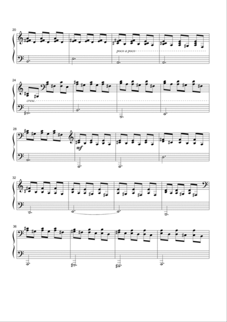 Ernst, Stolpersteine Variations Piano Solo scores gallery preview page 2