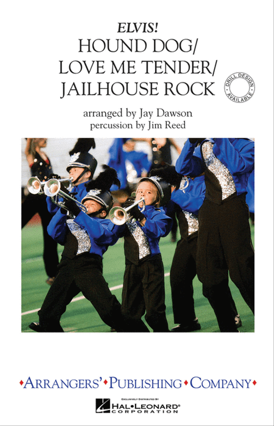 Hound Dog/Love Me Tender/Jailhouse Rock Marching Band scores gallery preview page 1