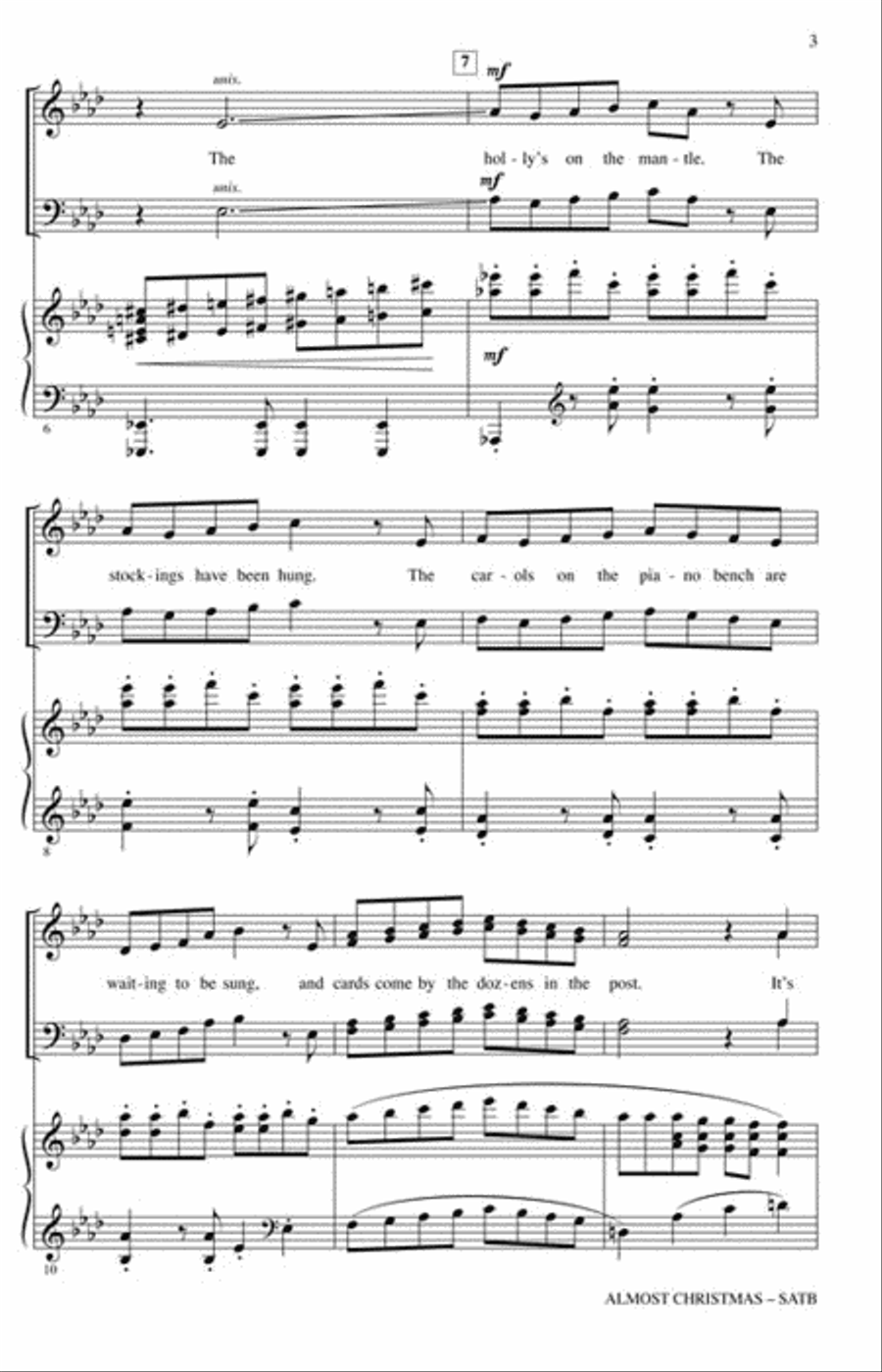 Almost Christmas Almost Christmas 4-Part scores gallery preview page 3